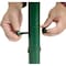 Global Industrial Wave Bike Rack, Green, Flange Mount, 7-Bike Capacity 652778MGN - alternate 4